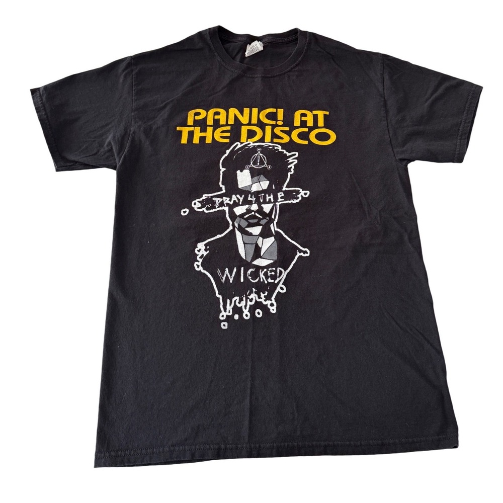 Panic! At The Disco T-Shirt Unisex Medium Black Pray For The Wicked Tour 2018